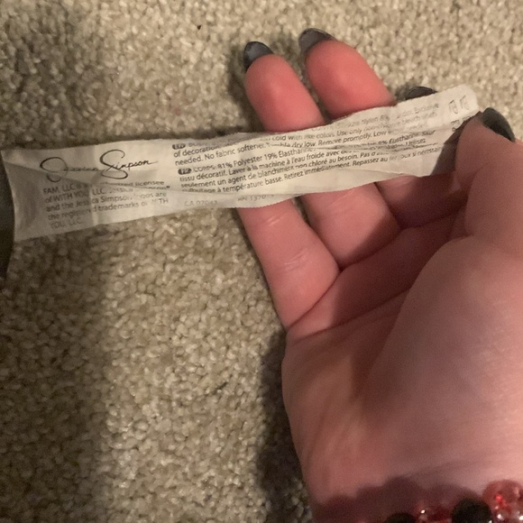 Jessica Simpson Black biker shorts - Picture 4 of 5